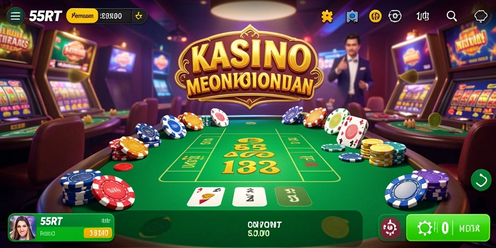 Tampilan menarik dari gameplay 55RT yang menggugah selera bermain.