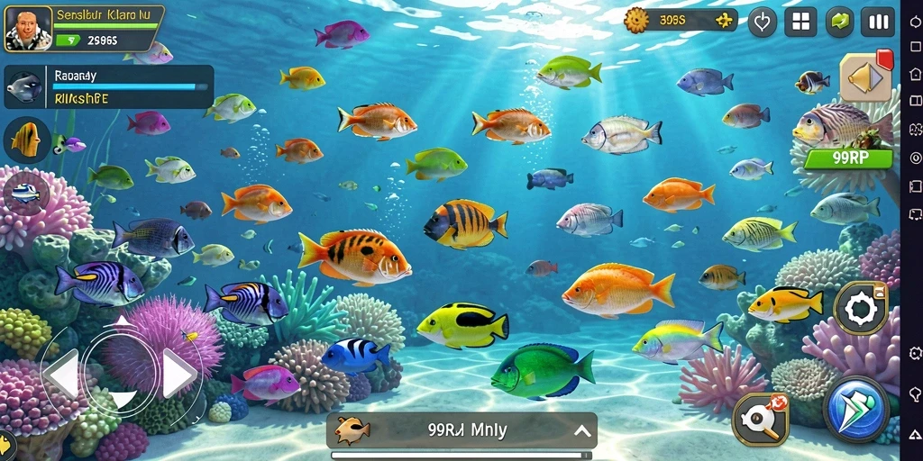 Gameplay seru Tembak Ikan di 99RP yang mengasyikkan.