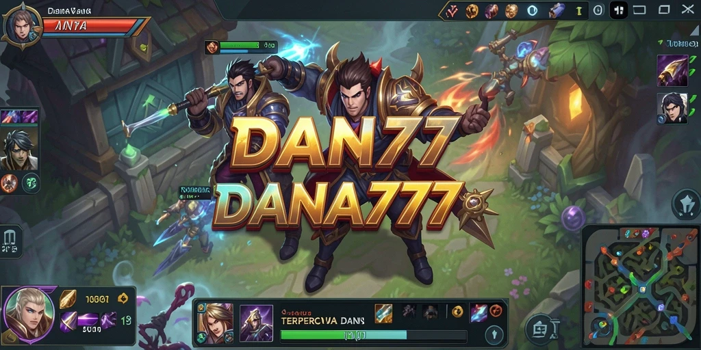 Tampilan gameplay DANA777 yang seru dan penuh aksi MOBA.