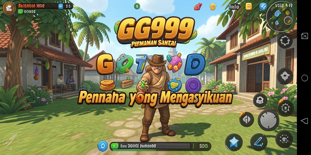 Tampilan gameplay GG999 yang menyenangkan dan penuh warna.