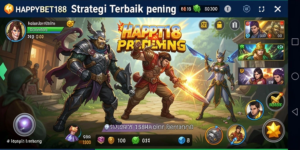 Screenshot gameplay <strong>HAPPYBET188</strong> menampilkan strategi dan taktik yang menarik.
