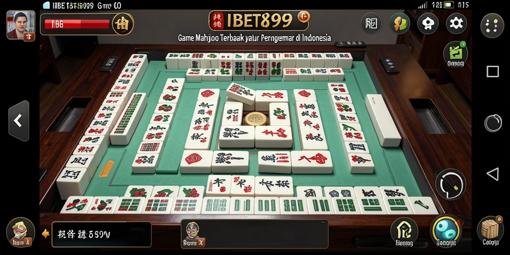 Tampilan permainan Mahjong yang menarik dan penuh warna di IBET899.