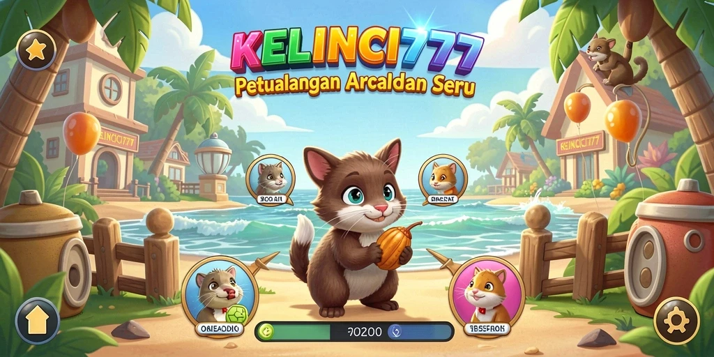 Screenshot menunjukkan gameplay seru KELINCI777 dengan kelinci melawan rintangan.