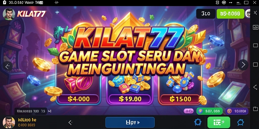 Tampilan gameplay seru KILAT77 yang penuh warna dan tantangan.