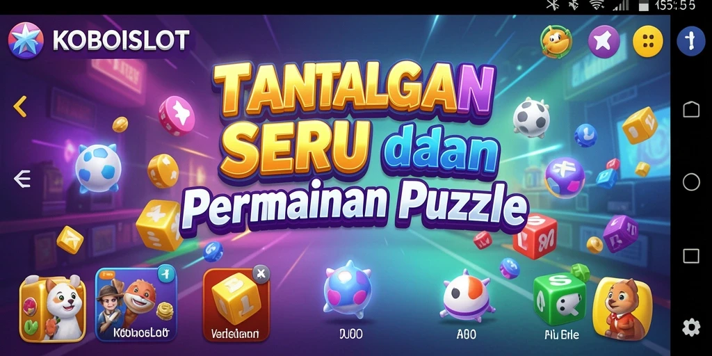 Tangkapan layar menunjukkan gameplay seru dari KOBOISLOT.