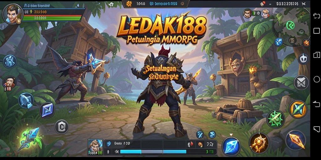 Tampilan gameplay LEDAK188 yang menakjubkan dan seru.