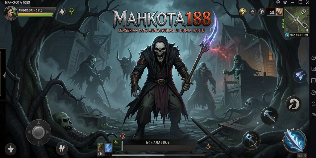 Tampilan gameplay menakutkan di dalam MAHKOTA188.