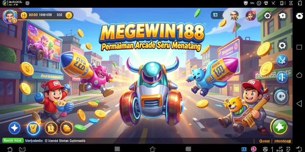 Tampilan menarik dari gameplay seru MEGEWIN188.
