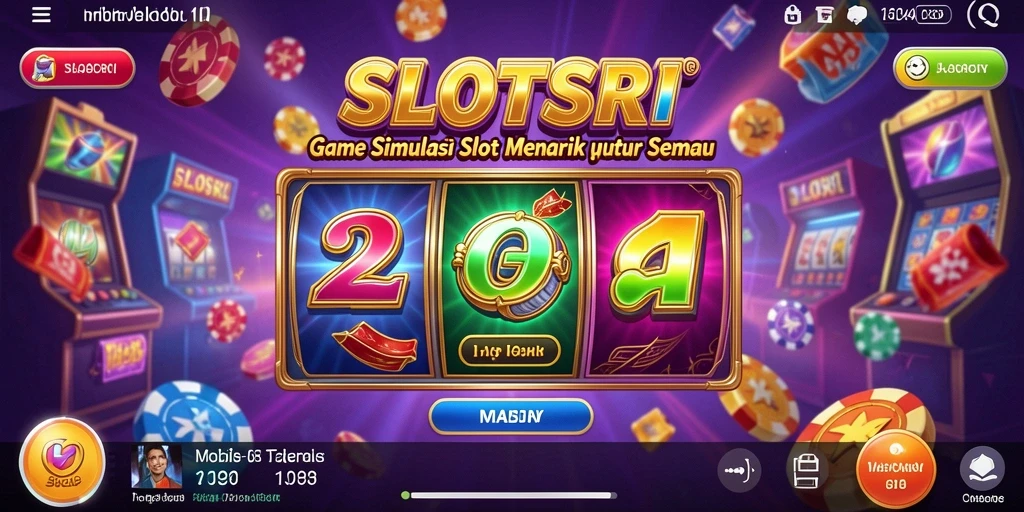 Tampilan gameplay SLOTSRI dengan grafis yang menarik dan interaktif.