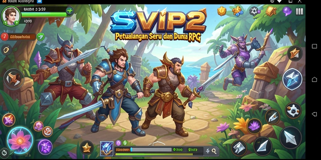 Screenshot gameplay SVIP2 menampilkan pertempuran epik dengan visual yang memukau.