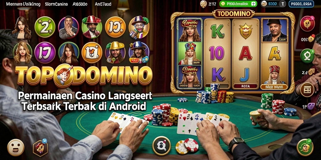 Tampilan menarik dari gameplay Live Casino di TOPDOMINO.