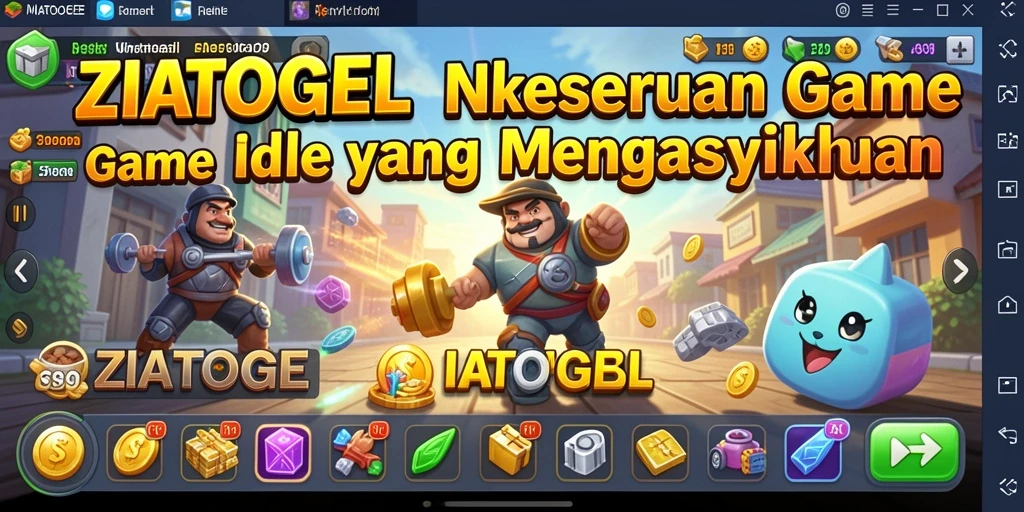 Tampilan gameplay ZIATOGEL yang menawan dan mengasyikkan.